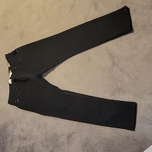 Men's 32X30, Slim Fit Black Jeans, Tailor Vintage Built in Flex